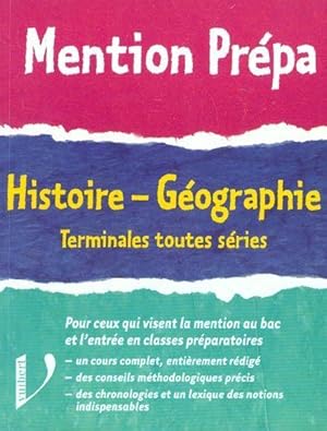 Histoire-géographie. terminales toutes séries