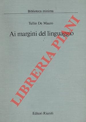 Imagen del vendedor de Ai margini del linguaggio. a la venta por Libreria Piani