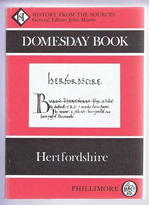 Imagen del vendedor de Domesday Book. Volume 12: Hertfordshire a la venta por Bailgate Books Ltd