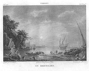 Seller image for Un brouillard. GALERIE DU MUSE NAPOLON - N 148 de la IIIme Srie des eaux-fortes publies l'anne 1804 for sale by Lirolay