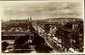 Seller image for Ansichtskarte / Postkarte Edinburgh Schottland, Princes Street, Teilansicht der Stadt for sale by akpool GmbH