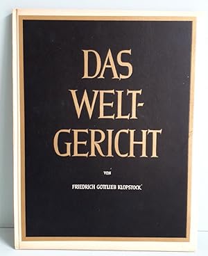 Seller image for Das Weltgericht in der Reihe "Schriften der Saarlndischen Kulturgesellschaft", 1949 for sale by Verlag IL Kunst, Literatur & Antiquariat