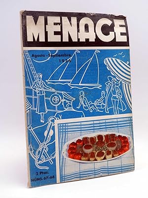 MENAGE, REVISTA DE COCINA 67. 2ª ÉPOCA. AÑO VI. GUERRA CIVIL (VVAA) Revista Menage, 1936