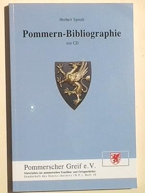 Bild des Verk�ufers f�r Pommern-Bibliographie mit CD zum Verkauf von BuchKunst-Usedom / Kunsthalle