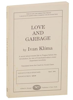 Imagen del vendedor de Love and Garbage a la venta por Jeff Hirsch Books, ABAA