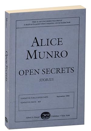 Imagen del vendedor de Open Secrets a la venta por Jeff Hirsch Books, ABAA