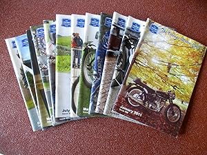 The Vintage Motor Cycle Magazine. 2011. All 12 issue 599 to 610. Job Lot. The Official Journal of...