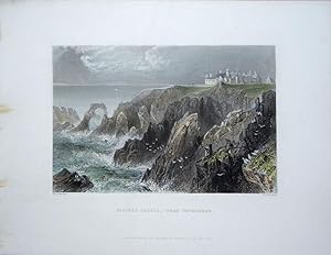 Imagen del vendedor de Scotland - Aberdeenshire. Slains Castle, near Peterhead. a la venta por theoldmapman