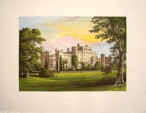 Imagen del vendedor de Wales - Flintshire. Hawarden Castle. (Private house). a la venta por theoldmapman