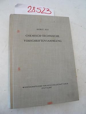 Immagine del venditore per Chemisch-Technische Vorschriftensammlung venduto da Galerie fr gegenstndliche Kunst