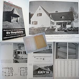 Bauberater für Siedlung und Eigenheim. Die Baugestaltung, herausgegeben vom Bayerischen Landesver...