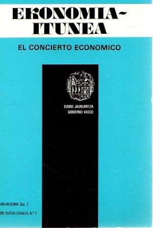Seller image for El concierto econmico - Ekonomia-Itunea . for sale by Librera Astarloa