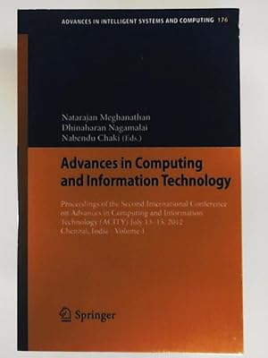 Immagine del venditore per Advances in Computing and Information Technology: Proceedings of the Second International Conference on Advances in Computing and Information . Intelligent Systems and Computing, Vol. 176 venduto da Leserstrahl  (Preise inkl. MwSt.)