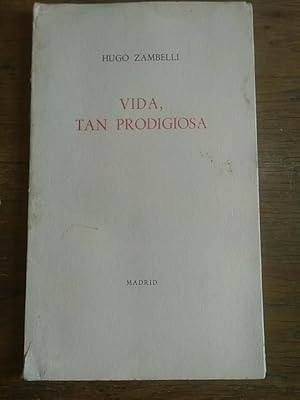Bild des Verkufers fr VIDA TAN PRODIGIOSA zum Verkauf von Librera Pramo