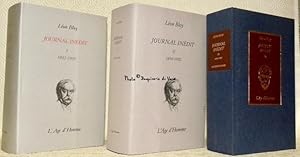 Seller image for Journal indits. Texte tabli par Marianne Malicet et Marie Tichy sous la direction de Michel Malicet et Pierre Glaudes. Introduction de Michel Malicet et Pierre Glaudes. 3 Volumes. Tome I: 1892-1895. Tome II: 1896-1902. - Tome III: 1903-1907. for sale by Bouquinerie du Varis