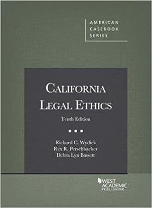 Seller image for California Legal Ethics for sale by BarristerBooks