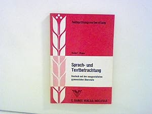 Seller image for Sprach- und Textbetrachtung ; Deutsch auf der neugestalteten gymnasialen Oberstufe III. for sale by ANTIQUARIAT FRDEBUCH Inh.Michael Simon