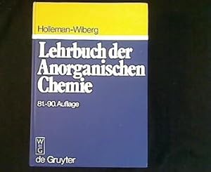 Bild des Verkufers fr Lehrbuch der anorganischen Chemie. zum Verkauf von Antiquariat Matthias Drummer