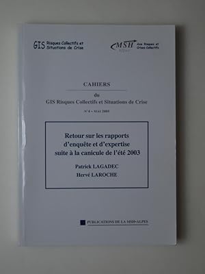 Seller image for Retour sur les rapports d'enqute et d'expertise suite  la canicule de l't 2003 for sale by Librairie Aubry