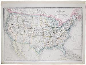 The United States & the relative position of the Oregon & Texas