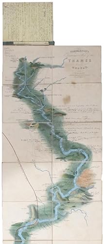 Tombleson's Panoramic Map of the Thames and Medway.