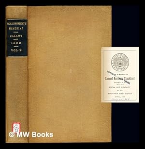 Imagen del vendedor de The Nonconformist's Memorial: being an account of the lives, sufferings, and printed works, of the two thousand ministers ejected from the Church of England, chiefly by the Act of Uniformity, Aug. 24, 1666: volume II a la venta por MW Books Ltd.