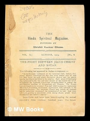 Imagen del vendedor de The Hindu Spiritual Magazine: vol. X, October, 1915: No. 8 a la venta por MW Books Ltd.