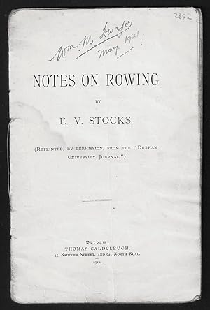 Notes on Rowing