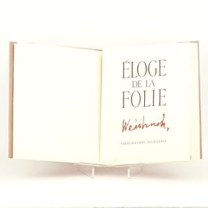 Image du vendeur pour loge de la folie. Weisbuch. mis en vente par Librairie de l'Amateur