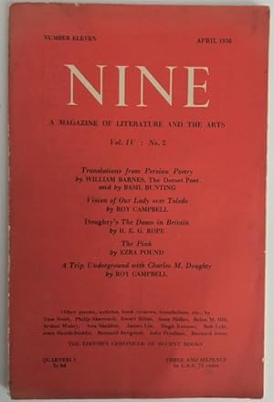 Nine, A Magazine of Literature and the arts Number Eleven April 1950