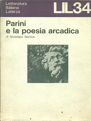 Immagine del venditore per Parini e la poesia arcadica venduto da Librodifaccia