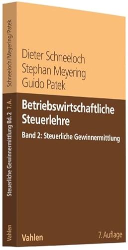 Seller image for Betriebswirtschaftliche Steuerlehre Band 2: Steuerliche Gewinnermittlung for sale by Martin Preu / Akademische Buchhandlung Woetzel
