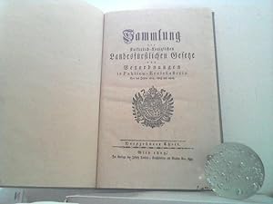 Sammlung der Kaiserlich-Königlichen Landesfürstlichen Gesetze und Verordnungen in Publico-Ecclesi...