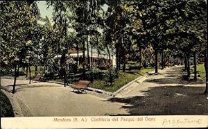 Ansichtskarte / Postkarte Mendoza Argentinien, Confiteria del Parque del Oeste
