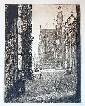 Etching of Cathedral