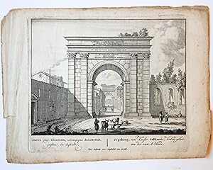 [Antique print, etching/ets] ARCUS imp. GALLIENO. Views of Rome [Set title] (Gezicht op Rome: Zeg...