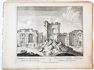 [Antique print, etching/ets, Rome] THERMARUM CONSTANTINIARUM. Views of Rome [Set title] (Gezicht ...