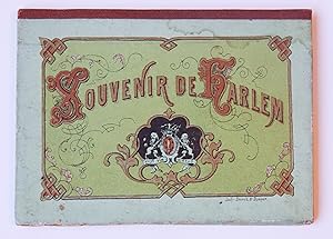 Souvenir de harlem (Haarlem), photographs. Green cardboard decorated binding, 10 photo prints (12...