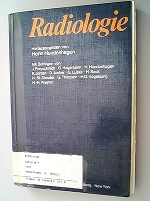 Image du vendeur pour Radiologie mis en vente par Antiquariat Bookfarm