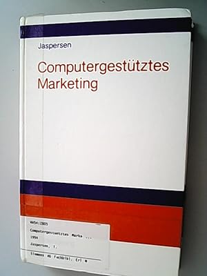 Immagine del venditore per Computergesttztes Marketing. Controllingorientierte DV-Verfahren fr Absatz und Vertrieb. venduto da Antiquariat Bookfarm