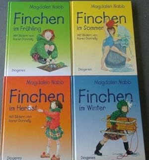 Finchen im Frühling, Sommer, Herbst und Winter Mit Bildern von Karen Donnelly