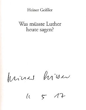 Was müsste Luther heute sagen?