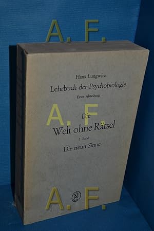 Immagine del venditore per Lehrbuch der Psychobiologie erste (1.) Abteilung erster (1.) bis dritter (3.) Band Die Welt ohne Rtsel, zweiter Band, IV. Teil, Die neun Sinne venduto da Antiquarische Fundgrube e.U.