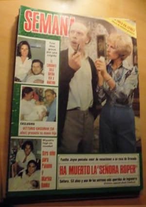 REVISTA SEMANA - HA MUERTO LA SEÑORA ROPPER YOOTHA JOYCE (num 2116 6 septiembre 1980)