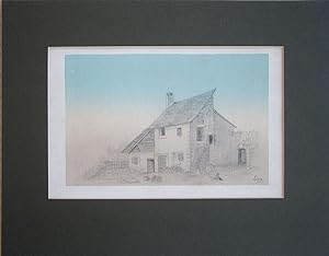 Imagen del vendedor de Drawing. Southern European style peasant house a la venta por theoldmapman