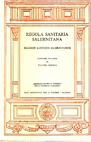Seller image for Regola sanitaria salernitana regimen sanitatis salernitanum for sale by librairie philippe arnaiz