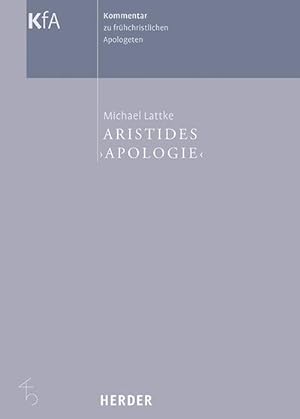 Seller image for Aristides "Apologie" for sale by BuchWeltWeit Ludwig Meier e.K.