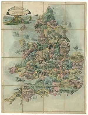 Bild des Verkufers fr Wallis's Picturesque Round Game of the Produce & Manufactures, of the Counties of England & Wales. zum Verkauf von Altea Antique Maps