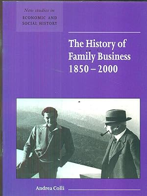 Bild des Verkufers fr The History of Family Business, 1850-2000 zum Verkauf von Librodifaccia