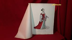 1 Planche illustrée : ANNE DE BOULEN ( Boleyn ) --------- [ extraite de l'ouvrage "" Costumes des...
